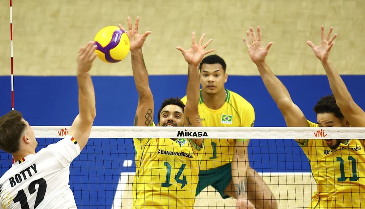 Liga Narodów siatkarzy: Brazylia pokonuje Belgię, ale nie bez problemów