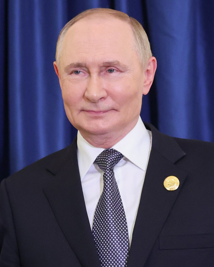 Władimir Putin, prezydent Rosji, w oficjalnym wystąpieniu