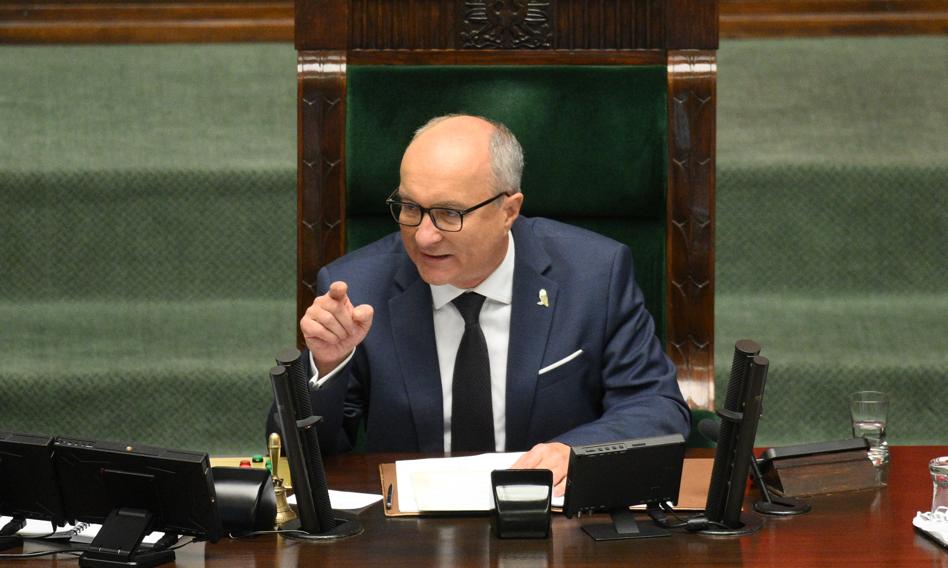 Włodzimierz Czarzasty podczas posiedzenia Sejmu