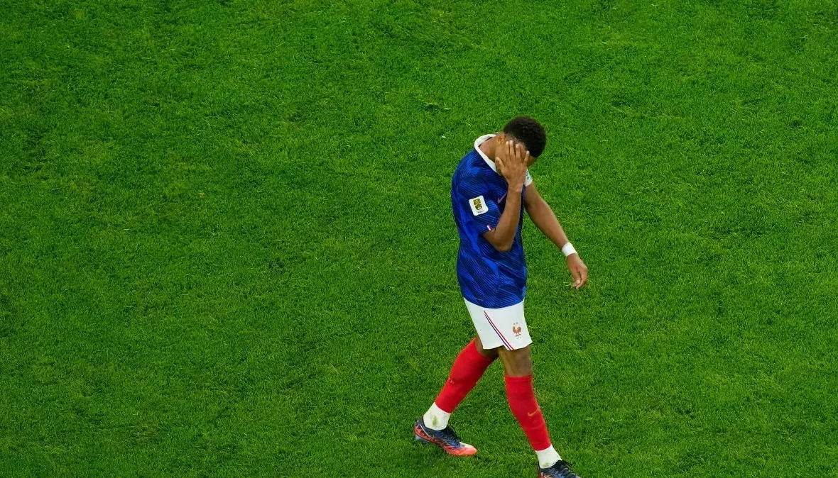 Kylian Mbappe zdruzgotany po porażce z Hiszpanią w półfinale MŚ