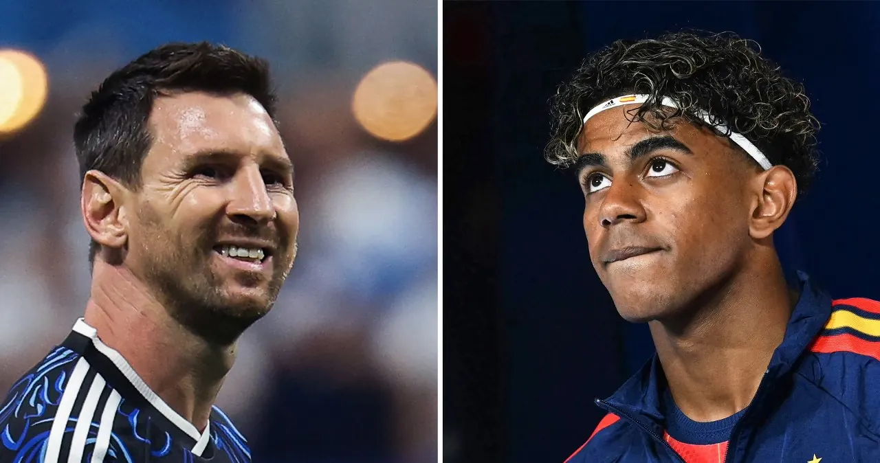 Lionel Messi w koszulce reprezentacji Argentyny, celebrujący gola na Mistrzostwach Świata.