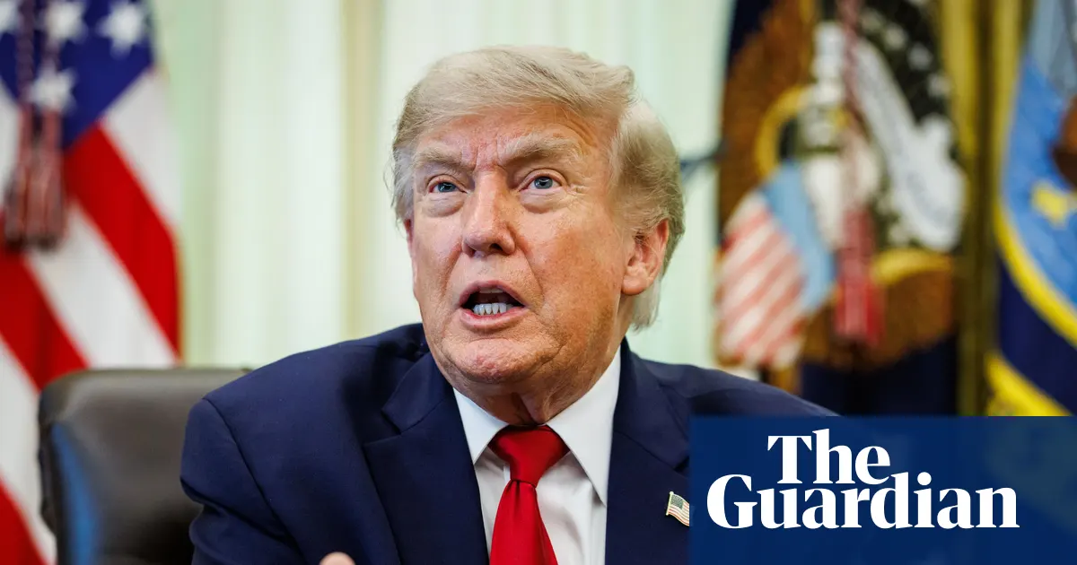 Donald Trump w Białym Domu, zdjęcie z bliska