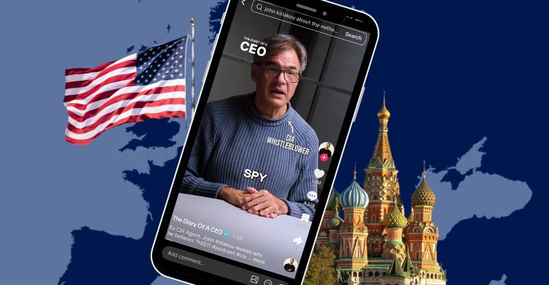 John Kiriakou, były agent CIA, który stał się fenomenem TikToka i propagandystą związanym z Rosją