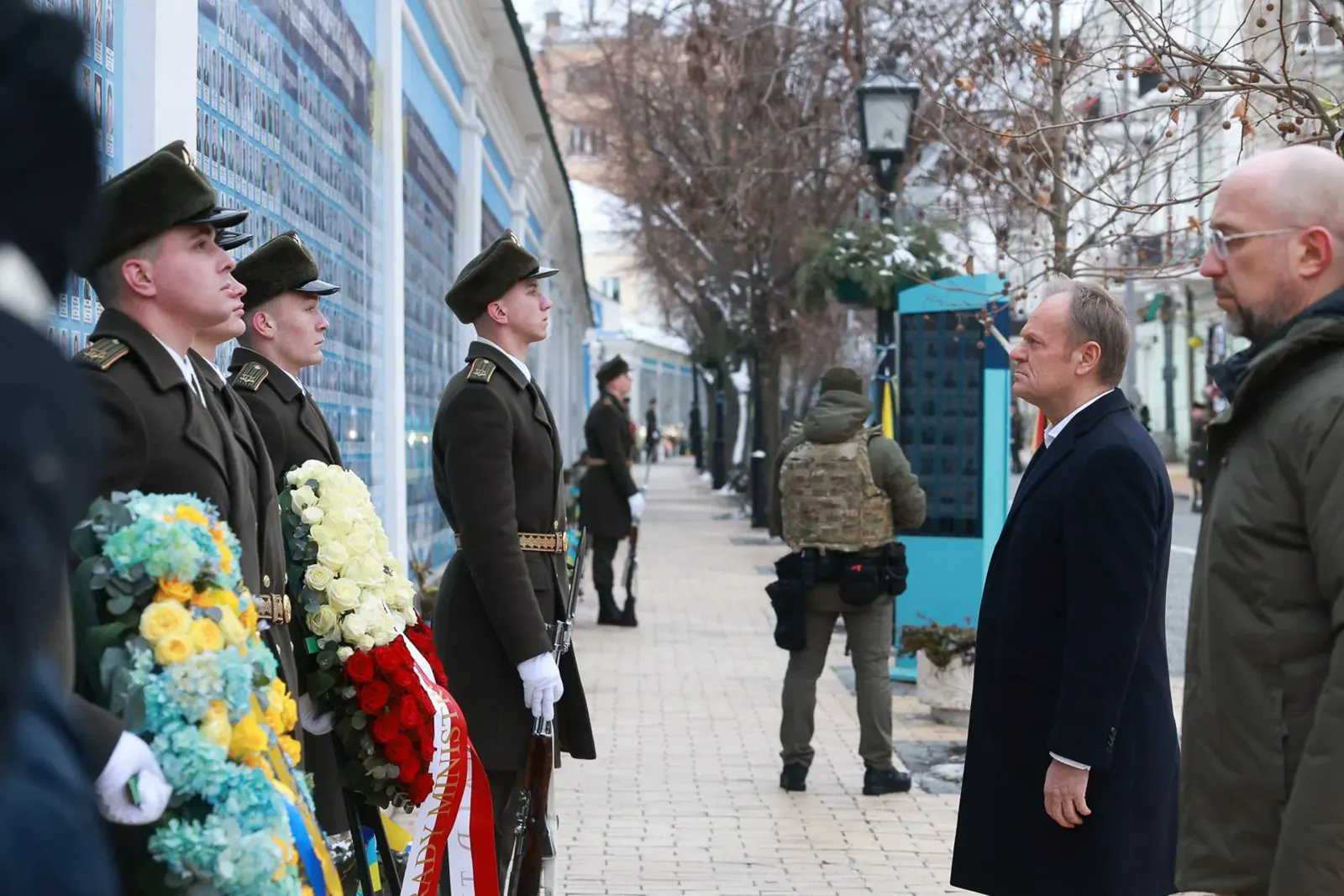 Premier Donald Tusk w rozmowie z premierami krajów Grupy Wyszehradzkiej.