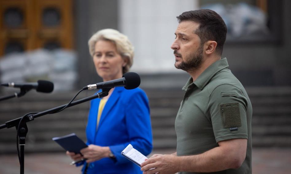 Szefowa KE Ursula von der Leyen w Kijowie: Integracja przemysłów obronnych Ukrainy i UE